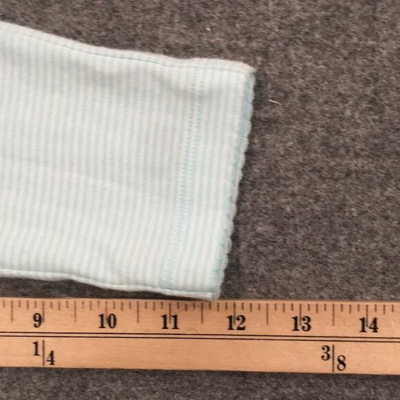 Carter’s Toddler Baby Girl Sz 24M Leggings Blue Aqua Pants Striped 100% Cotton - Picture 8 of 9